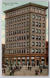 Waterloo IA Black Hawk National Bank Iowa Postcard C49