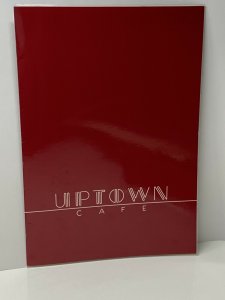 Vintage 80s Uptown Cafe Restaurant Menu Louisville Kentucky