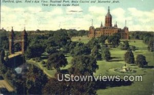 Bushnell Park, State Capitol - Hartford, Connecticut CT