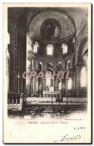 Old Postcard Issoire Eqlies St. Paul Choir