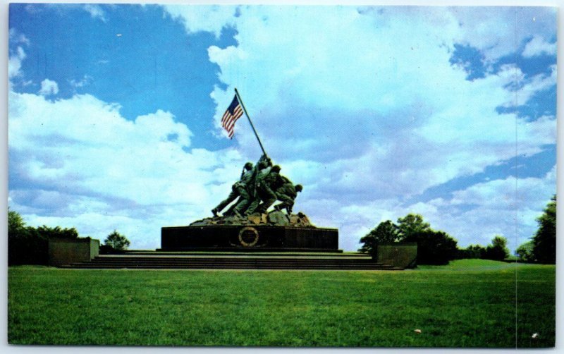 Postcard - U. S. Marine Corps War Memorial, Arlington, Virginia, USA