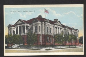 GUTHRIE OKLAHOMA MASONIC TEMPLE LODGE BUILDING VINTAGE POSTCARD