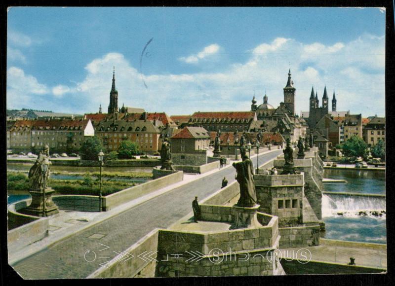 Wurzburg am Main - Alte Mainbrucke