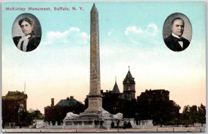 McKinley Monument Buffalo New York NY Tower Photographs Postcard