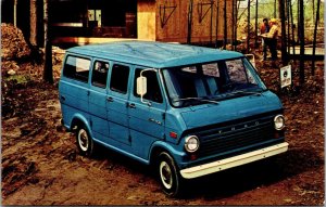 Vtg Advertising 1970 Ford Econoline Vans Automobile Dealer Promotional Postcard