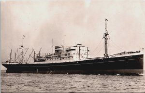 Holland America Line MS Dalerdijk Ship Vintage RPPC C185