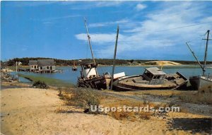 Old Fishing Shacks at Boats - Cape Cod, MA