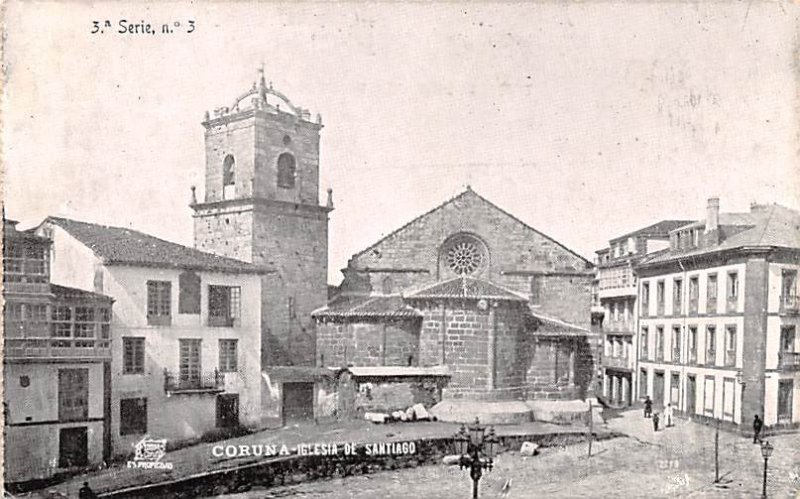 Iglesia de Santiago Coruna Spain Unused 