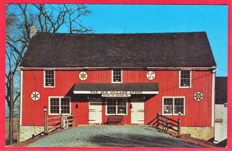 THE OLD VILLAGE STORE, 7 MILES EAST OF LANCASTER, PA (PC181) SEE SCAN