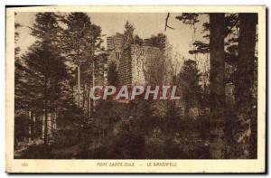 Old Postcard Mont Sainte Odile The Birkenfels