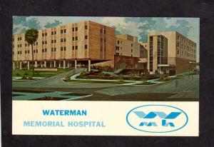 FL Waterman Memorial Hospital, Tavares, Florida Postcard