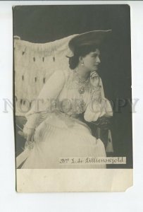 460098 Bne L. de LILLIENSKJOLD Actress Dancer Singer Vintage PHOTO postcard