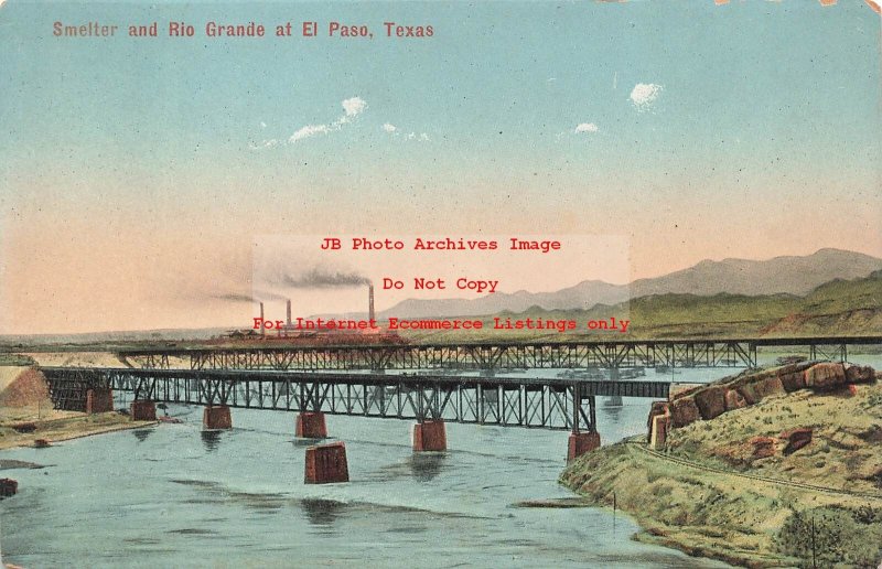 TX, El Paso, Texas, Smelter & Rio Grande River, HSB Pub No 2061
