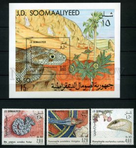 030235 Somalia snake 1982 MNH set+S/S #30235