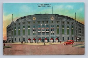 YANKEE STADIUM NEW YORK CITY BASEBALL POSTCARD (c. 1923) ##