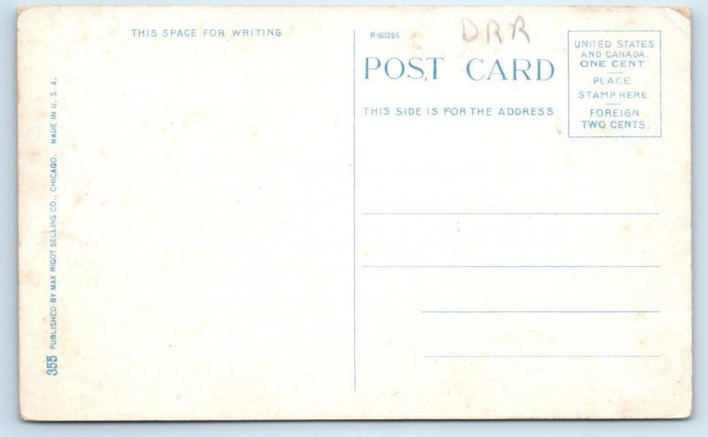 CHICAGO, IL Illinois ~ Street Scene BOSTON DEPARTMENT STORE  c1910s Postcard