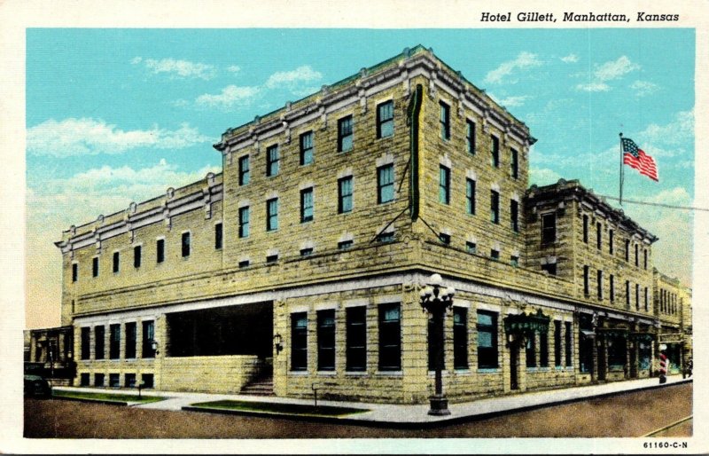 Kansas Manhattan Hotel Gillett Curteich