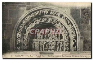 Postcard Old North Portal Narthex Vezelay Recent incidents of stay of Christ ...