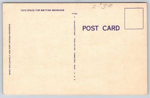 Fort Devens Massachusetts~New Station Hospital~Linen Postcard