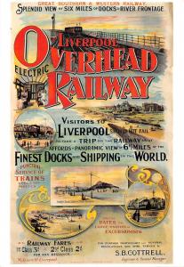 B99442 liverpool overhead railway train uk