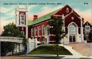 Vintage Worcester, Massachusetts Ma Postcard - Worcester Polytech Institute