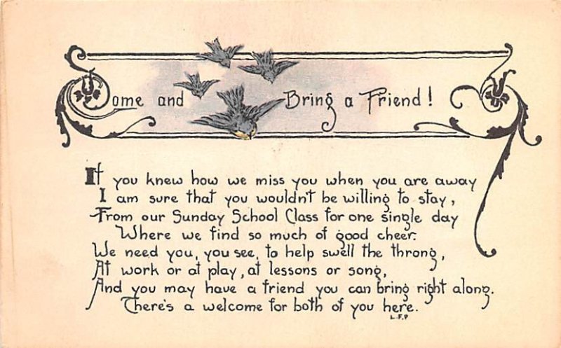 Some and Bring a Friend! Religious 1919 