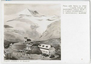 40826 vintage postcard - BOLZANO - Passo dello Stelvio 1938-