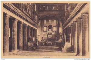 L'Interno, S. Lorenzo Al Verano, Roma (Lazio), Italy, 1900-1910s