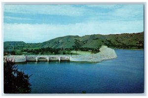 c1960 Lake Fishing Camping Facilities Lake Cachuma California Vintage Postcard