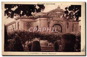 Old Postcard The Theater News Castres