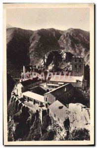 Postcard Abbey of St Martin Canigou