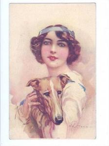 LP39  Illustrator, signed artist, Terzi, vintage postcard, 