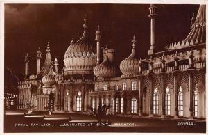 BR60989 royal pavilion illuminated at night brighton   uk