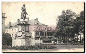 Old Postcard Statue Gretry Liege