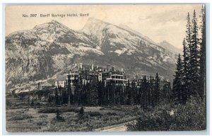 c1910 Banff Springs Hotel Banff Alberta Canada Antique Unposted Postcard