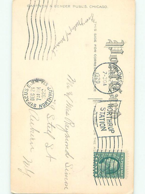 Divided-Back CHRISTMAS SCENE Great Postcard W9279