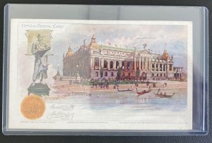 Five 1898 Trans Mississippi International Exposition Postcard Complete Set Mint