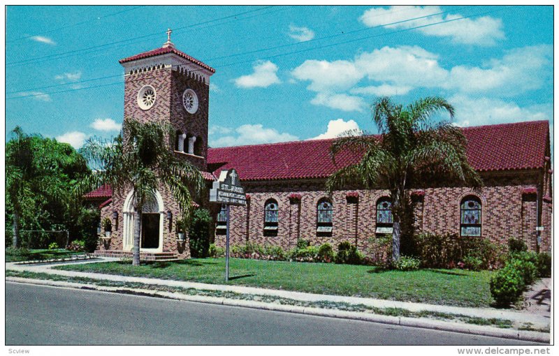 St. Paul Evangelical United Brethren Church, Palm Trees, Tampa, Florida, Unit...