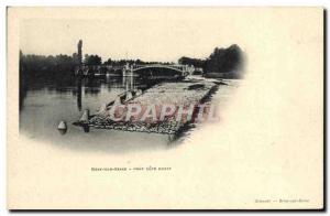 Old Postcard Bray Sur Seine Bridge Riviera Quest