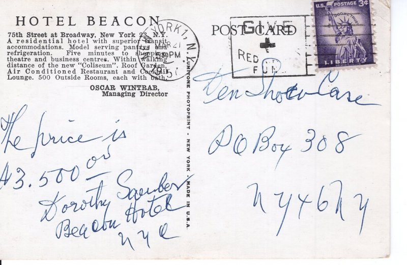 US    PC2384   HOTEL BEACON, NEW YORK CITY