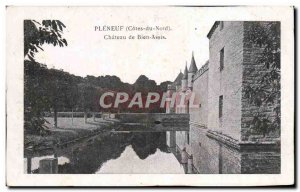 Old Postcard Chateau De Pleneuf While Sitting