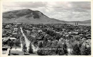 c1950 RPPC Postcard Mount Helena from State Capitol, Helena MT Lewis & Clark Co.
