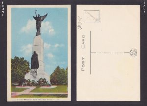 Postcard, Canada, Scidiers' Memorial, Saint John, New Brunswick