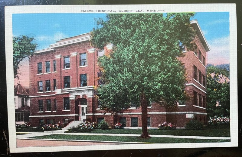 Vintage Postcard 1930-1945 Naeve Hospital, Albert Lea, MINN.