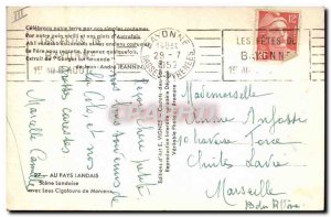 Old Postcard Folklore Scene At Landes Landes country lous Cigalouns Morcenx