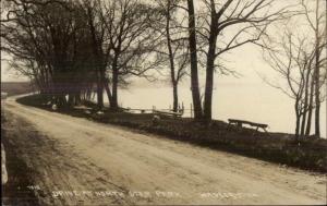 Waseca MN Drive at North Star Park c1920 Real Photo Postcard