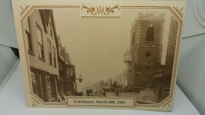 Vintage Repro Postcard Colchester Essex 1891 North Hill