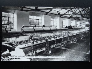 Wales Caernarvonshire Trefriw VALE OF CONWAY WOOLLEN MILL (2) - Old RP Postcard