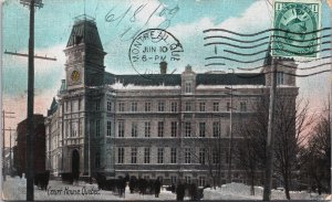 Canada Courthouse Quebec Vintage Postcard C203