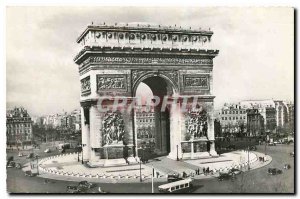 Old Postcard Etoile Paris's Arc de Triomphe